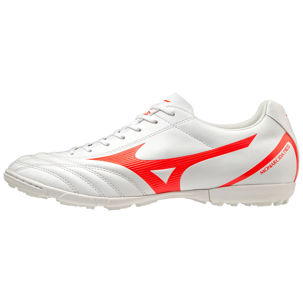 Mizuno Men's Monarcida Neo Select AS Soccer Shoes White/Coral (P1GD202564-AKE)